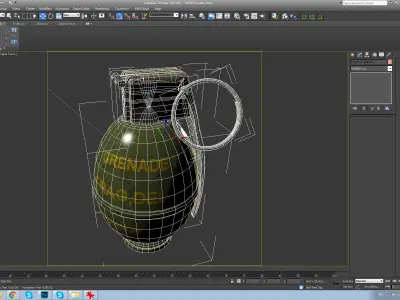 MP26 grenade WW2 Low-poly 3D model
