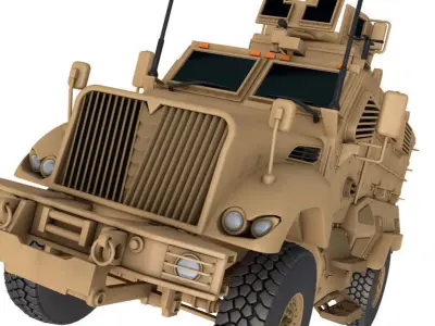 MaxxPro Fighting Vehicle 3D model