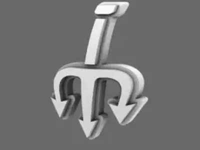 Star Tridents DV04 Shoulder Symbols 3D print model