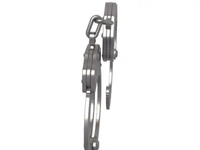 Galls Double Lock Handcuffs 3D model