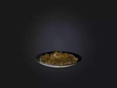 Fish Food Low-poly 3D model