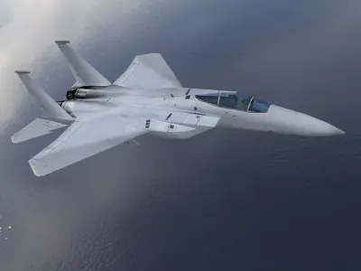 McDonnel Douglas F15 Eagle Low-poly 3D model
