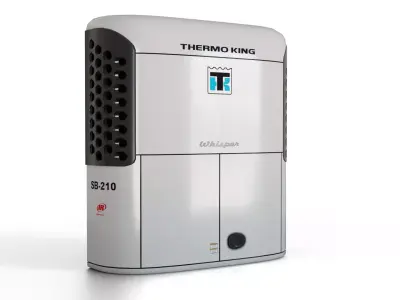 Thermo King SB-230 Refrigeration Unit Low-poly 3D model