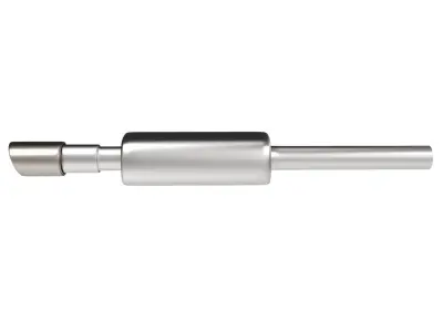 Stock Exhaust System Silencer Free 3D model