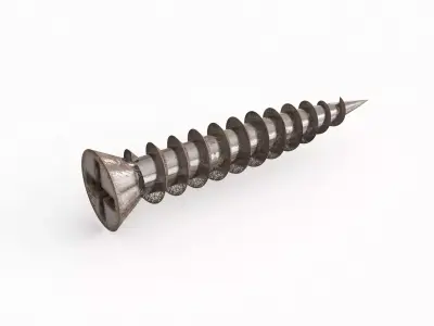 Screw 127 3D model