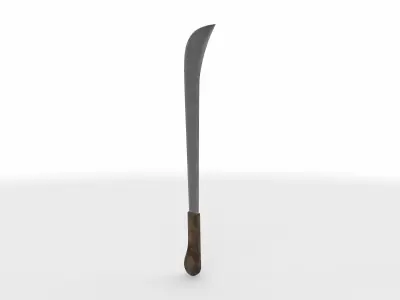 machete sword  3D model