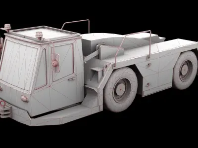 Kalmar Motor FB250 Electric Airport Aircraft tug 3D model