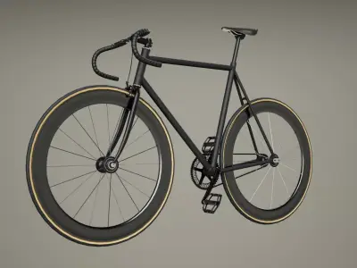Bike 01 Low-poly 3D model