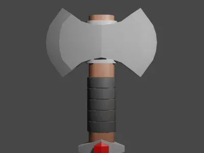 melee weapons package Free low-poly 3D model