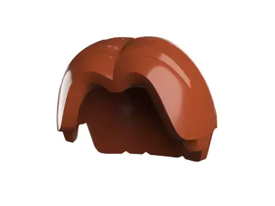Custom3Dprint Minifigure Accessory - Minifigure Hair S2 - 084 3D print model