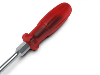 Flat Head Screwdriver 3D model