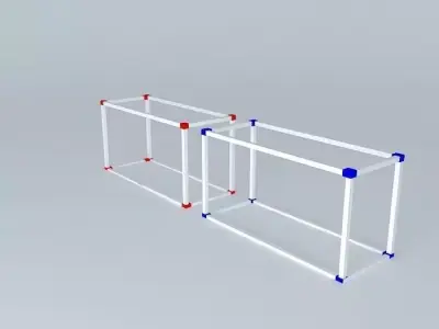 Chassis two boxes Free 3D model