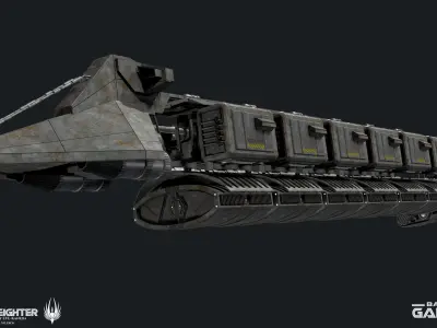 Battlestar Galactica - Perseus Freighter 3D model
