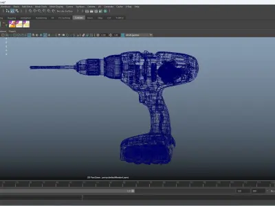 Realistic Next Generation Drill Internal Structure 3D model