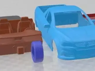 Holden VF Commodore UTE SSV 2014 Printable Car 3D print model