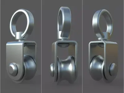 Crane Hock M2 Low-poly 3D model