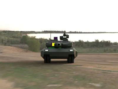 LEOPARD 2 EMAS22 MODERNIZATION 3D model