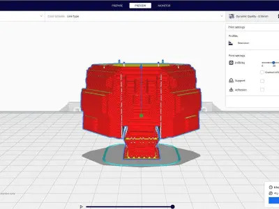AN SLQ-32 electronic warfare 3D print model
