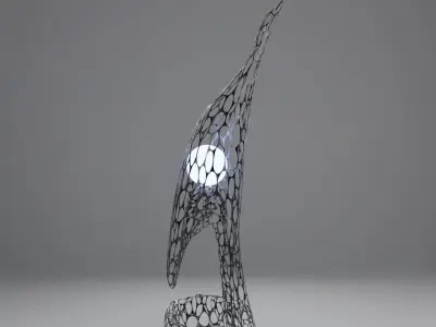 birdlampshade Free 3D model