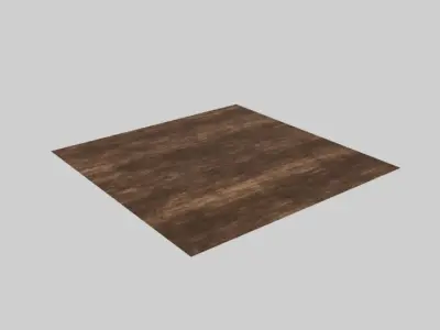 wood floor Low-poly 3D model