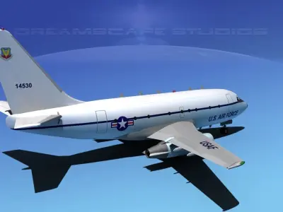 Boeing T-43 V02 USAF 3D model