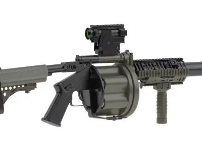 Milkor MGL 3D model