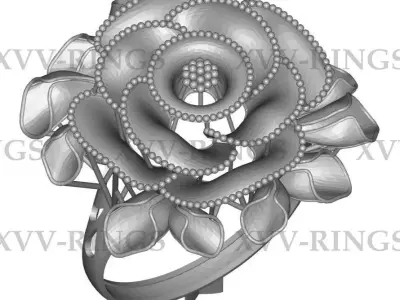 NEW TURKISH RINGS LOT XVV-21 TO 30  3D print model