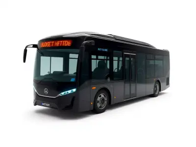 Modern Urban Bus model pack Low-poly 3D model purchase