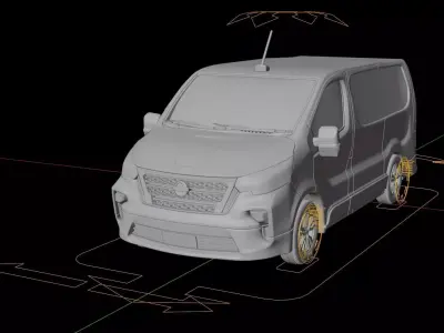 Nissan Primaster Van 2026 3D model