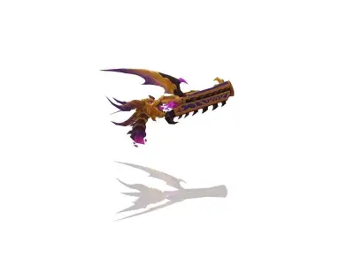 Demon Gun Low-poly 3D model