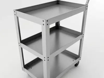 Metal Cart 3D model