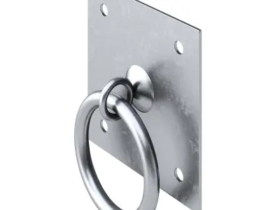 Cabinet Ring Pulls 3D model