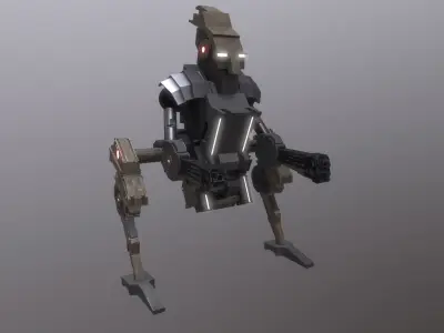 Cave Robot 3D model
