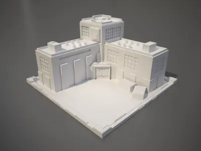 Miniature Infrastructure 3D Model Pack purchase