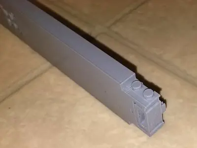 3D Printable Toy Monorail Straight Track 3D print model
