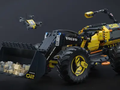 Lego Volvo ZEUX 3D model