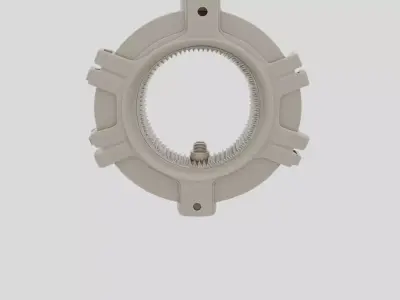 Industrial Pipe Valve Wheel for 3D print 3D model