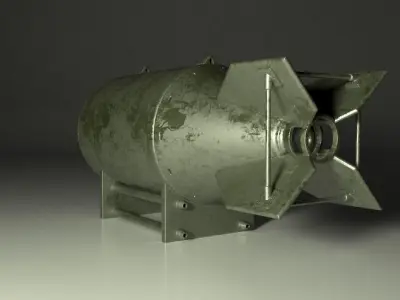 Nuclear bomb 3Dprint 3D print model