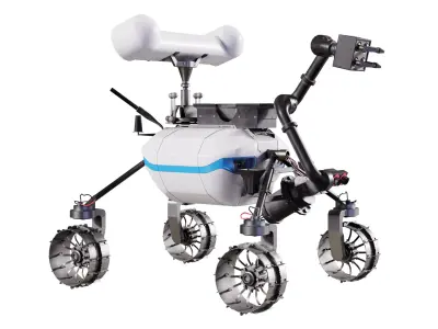 LRU-1 Moon Rover 3D model