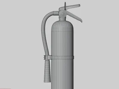 FireExtinguisher LowPoly GameReady fire extinguisher Low-poly 3D model