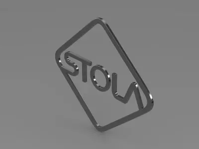 stola logo 3D model by Sergey
