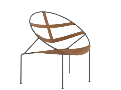 FDC1 Armchair by Flavio de Carvalho 3D model