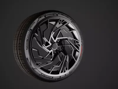 Car Wheel Free 3D model by infectofficial