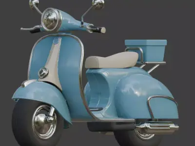 Scooter 3D Model 3D model shop