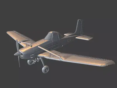 Cessna 188 AG WAGON 3D print model