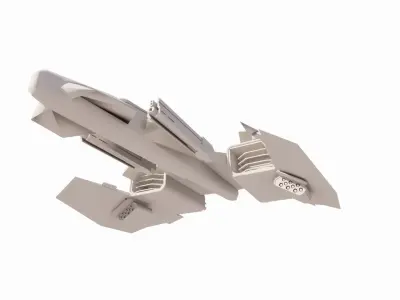 Spaceship-spacecraft-31 3D model