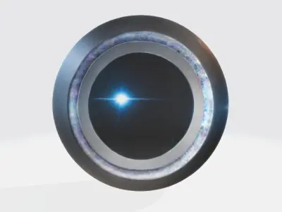 Quantum Mirror Portal 3D model