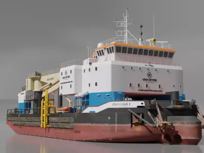 ZWERVER I Work Vessel  3D model