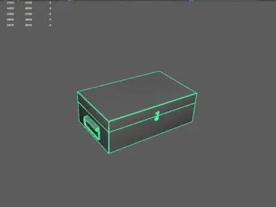 storage box Low-poly 3D model get
