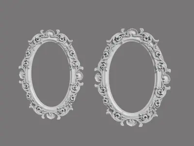 Frame 2 ornate 3D print model